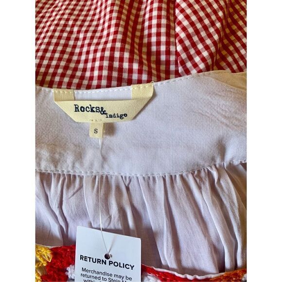 Rocks & Indigo Square Neck Blouse NWT - Picture 3 of 9